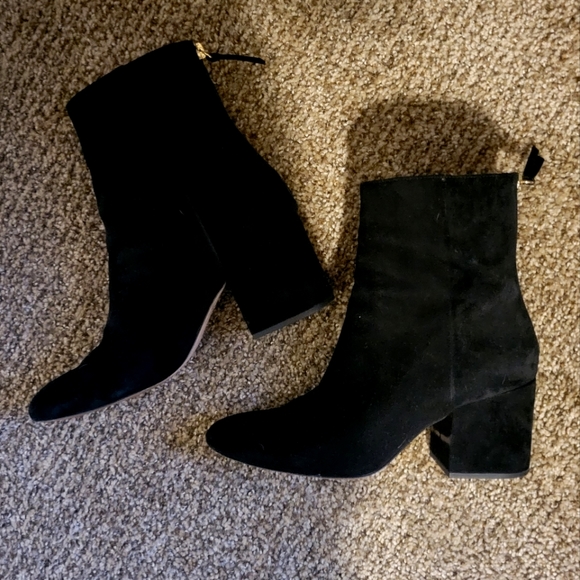 J. Crew Shoes - J.Crew 'Sadie' Black Suede Ankle Boots